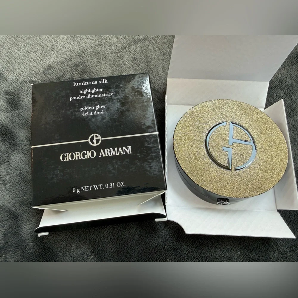 NIB Giorgio Armani Shimmering Bronzer Compact - Golden Bronze